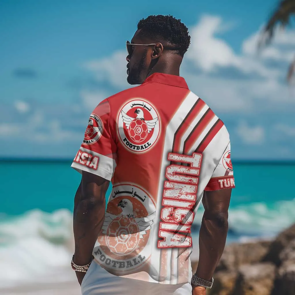 Tunisia Soccer Hawaiian Shirt Eagles of Carthage Football - Road To Champion DT03