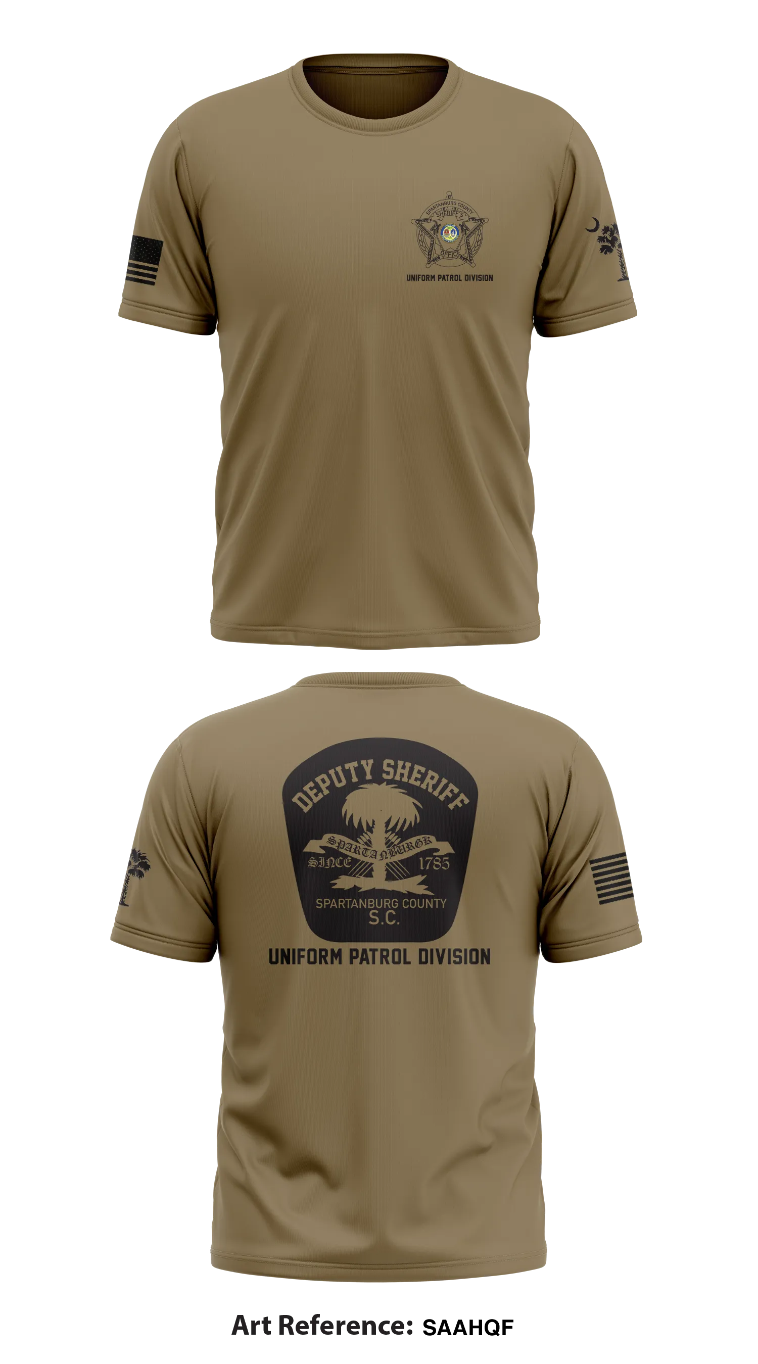 Uniform Patrol Store 1 Core Men's SS Performance Tee - SaAHQf