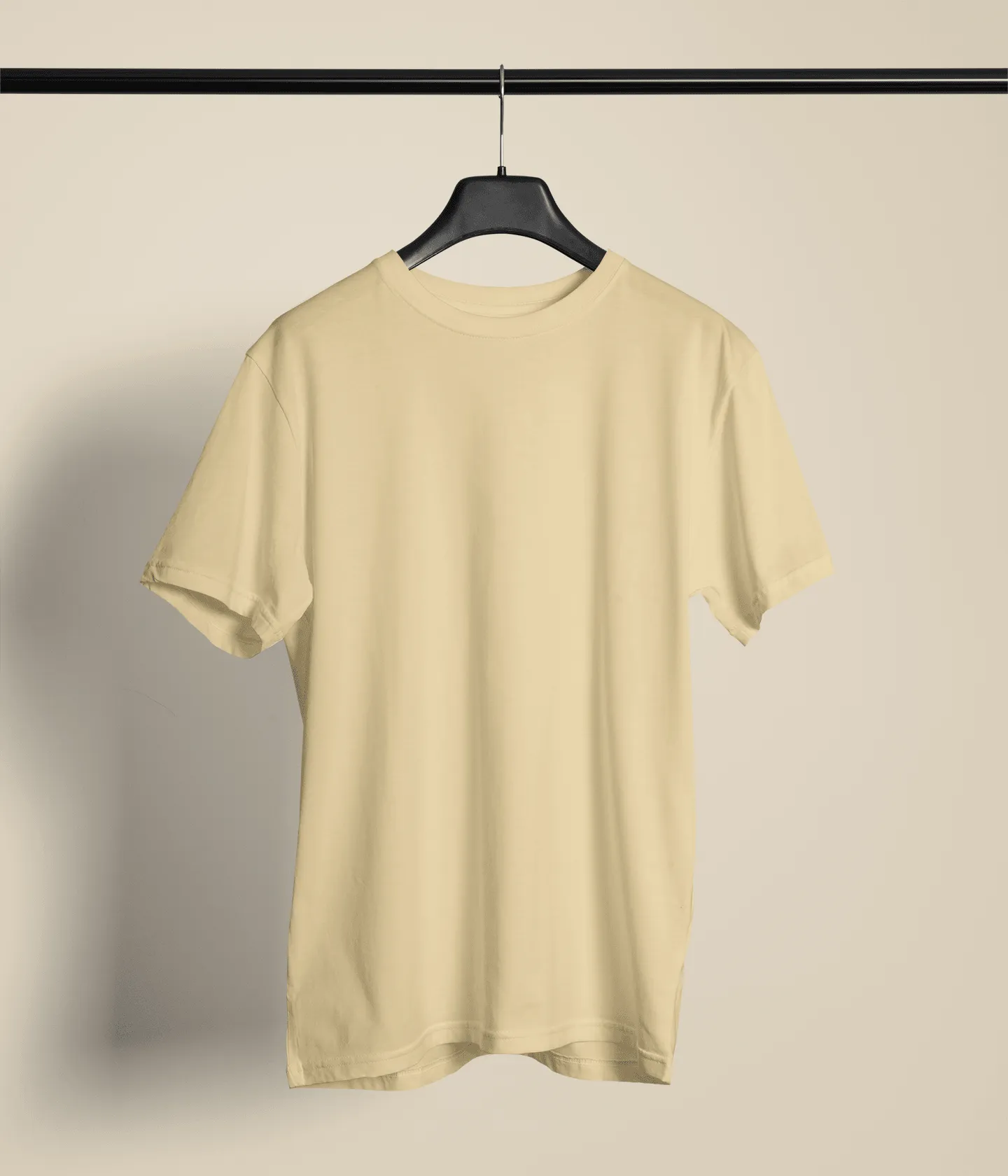 Unisex Cotton Regular Size Crew Neck T-shirts - Unit 2