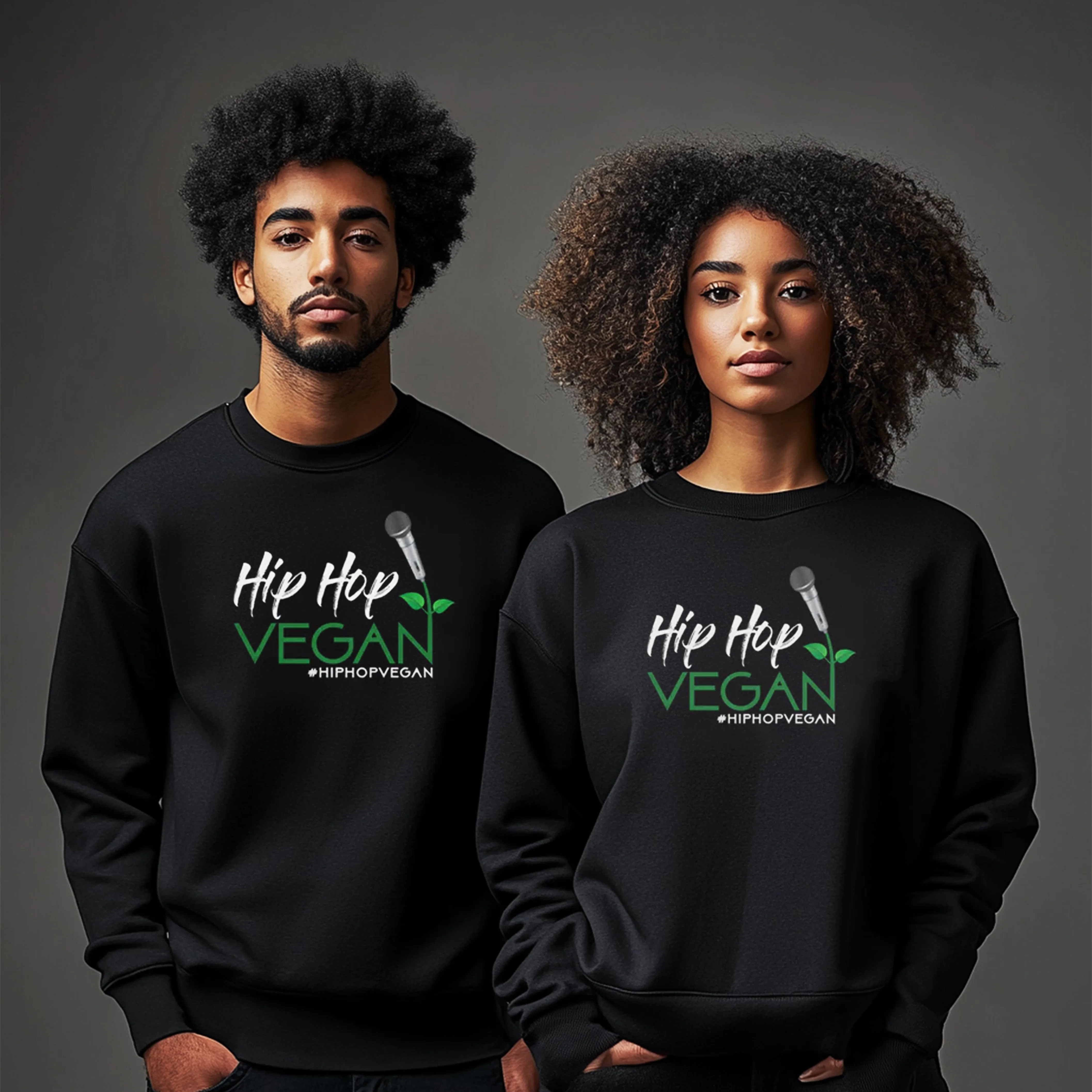 Unisex Hip Hop Vegan Sweatshirt
