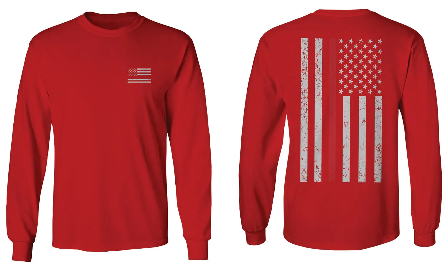 VICES AND VIRTUESS Firefighter Seal Support American Flag Thin Red Line Rescue USA mens Long sleeve t shirt