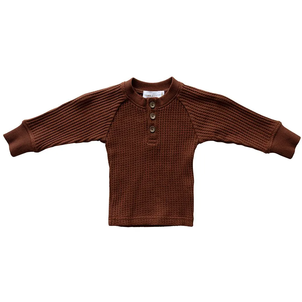 Waffle Mason Top aus 100% Bio-Baumwolle - Goldie Kollektion