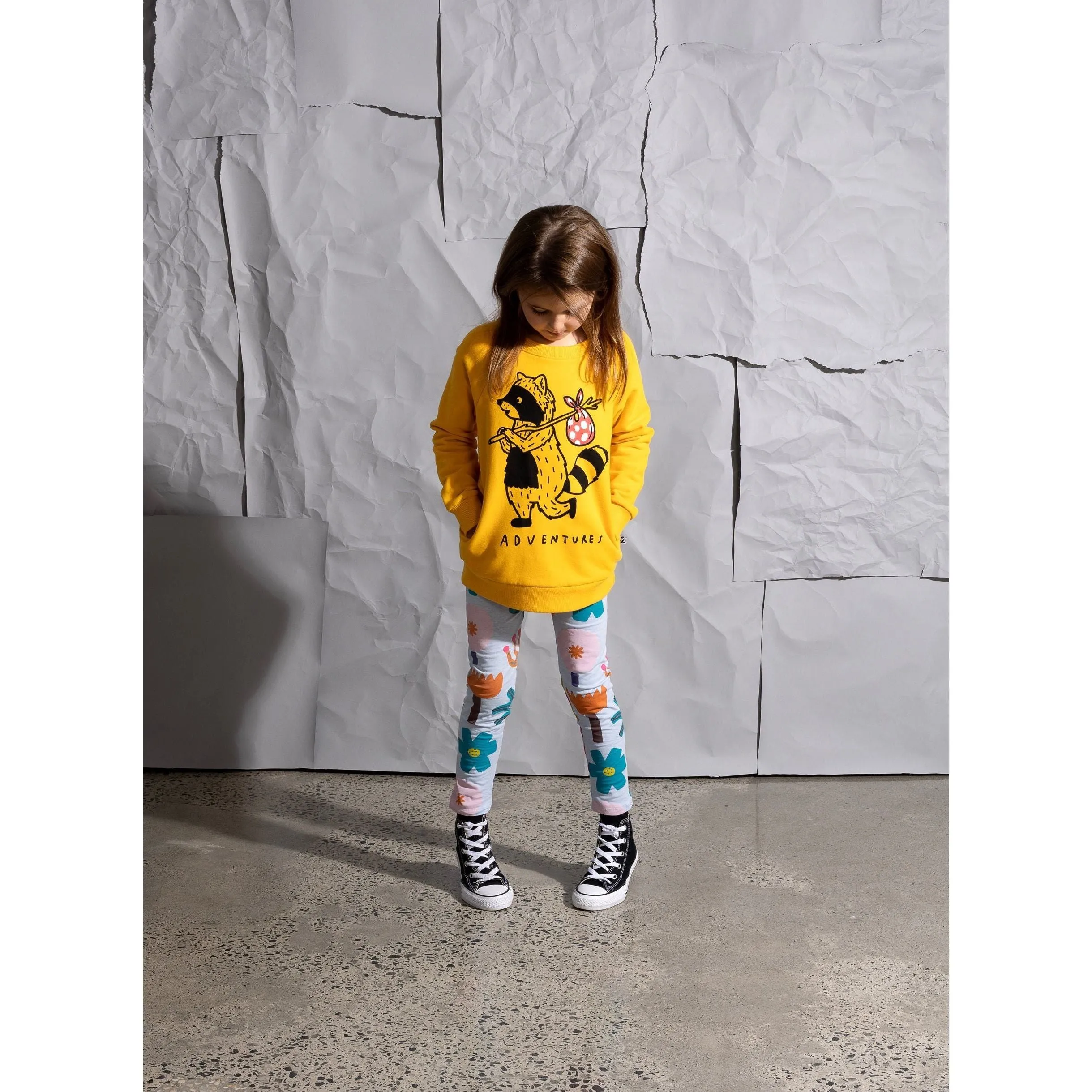 Wandering Raccoon Furry Crew - Mustard