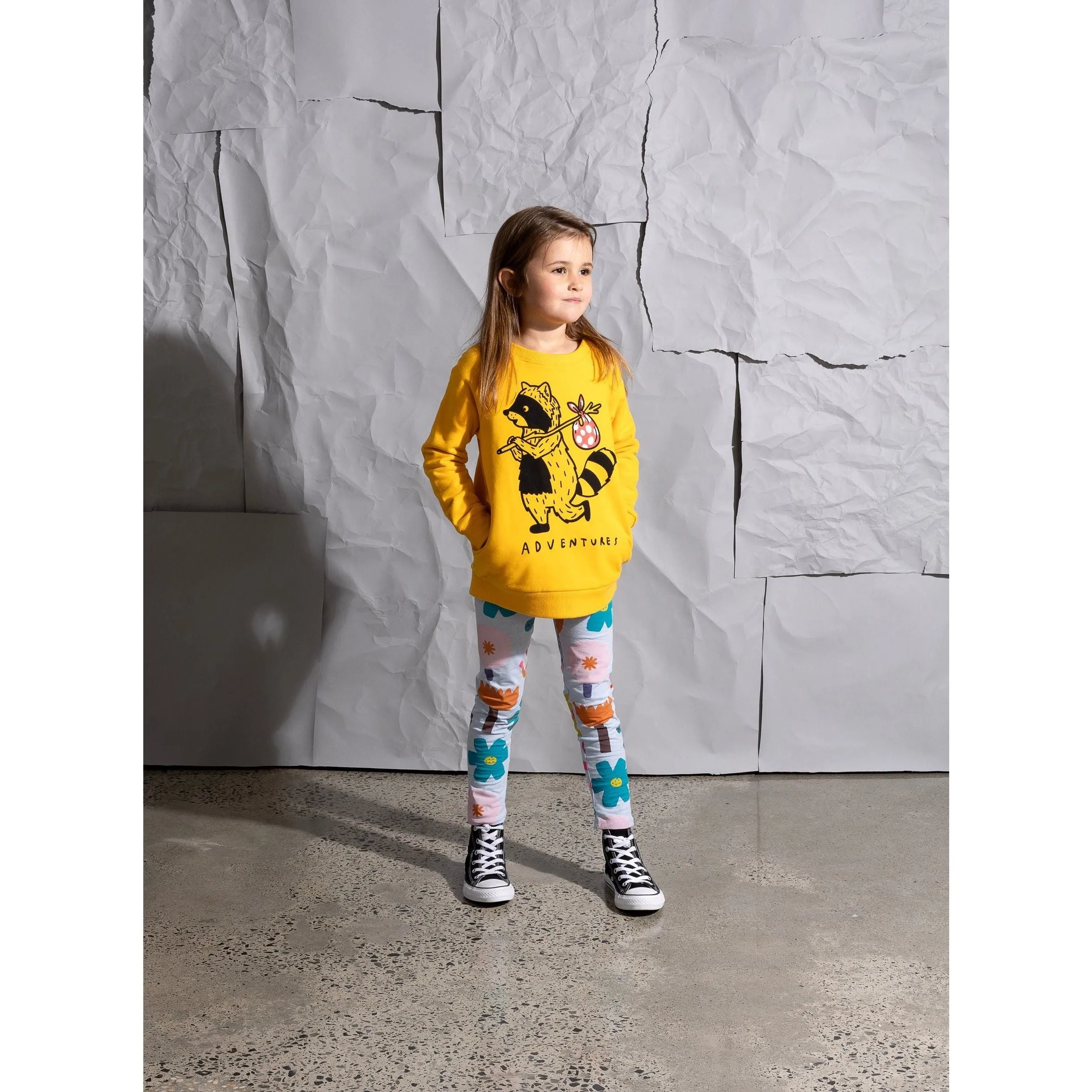Wandering Raccoon Furry Crew - Mustard