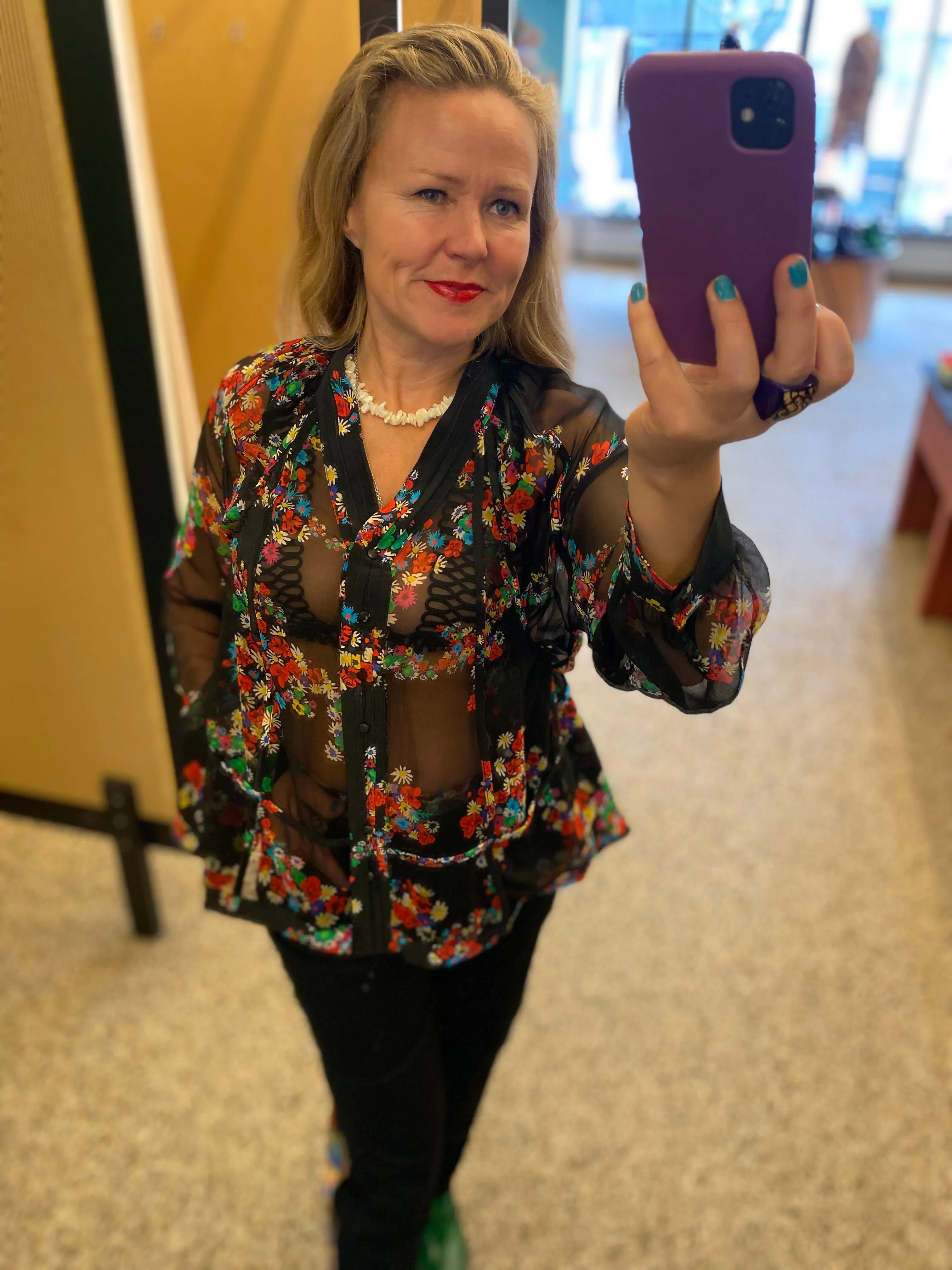 Wangari Blouse - Skógarhjarta