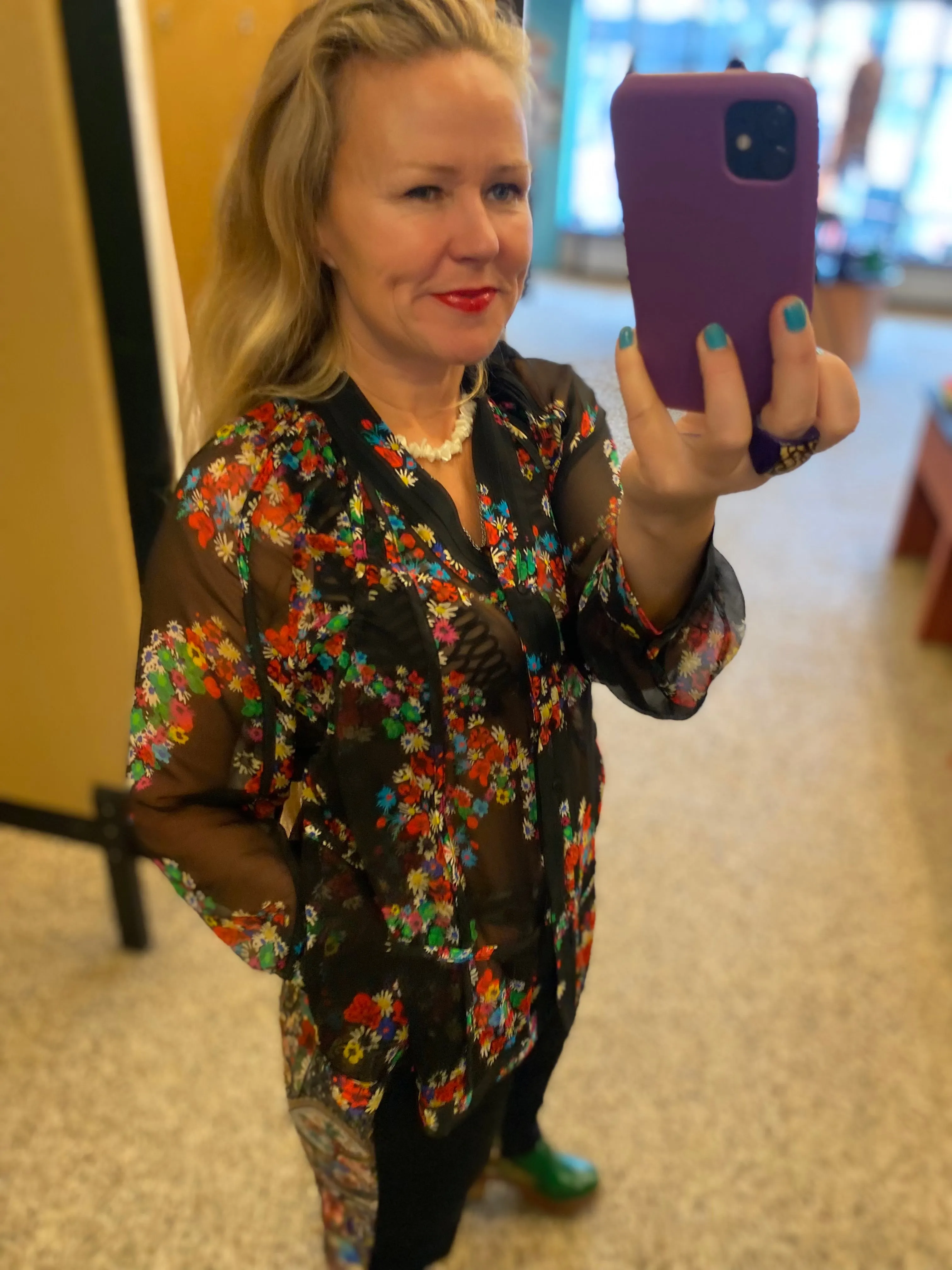 Wangari Blouse - Skógarhjarta