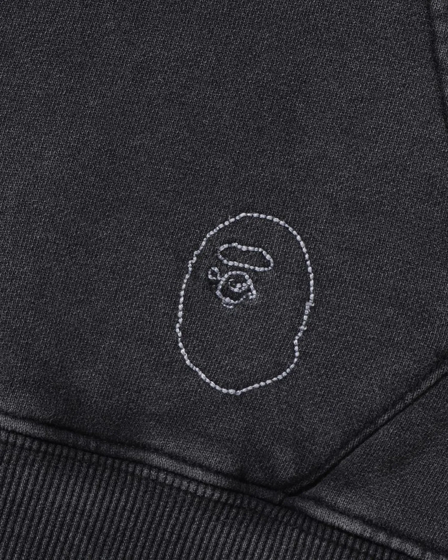 Washed Effect Relaxed Fit Pullover Hoodie