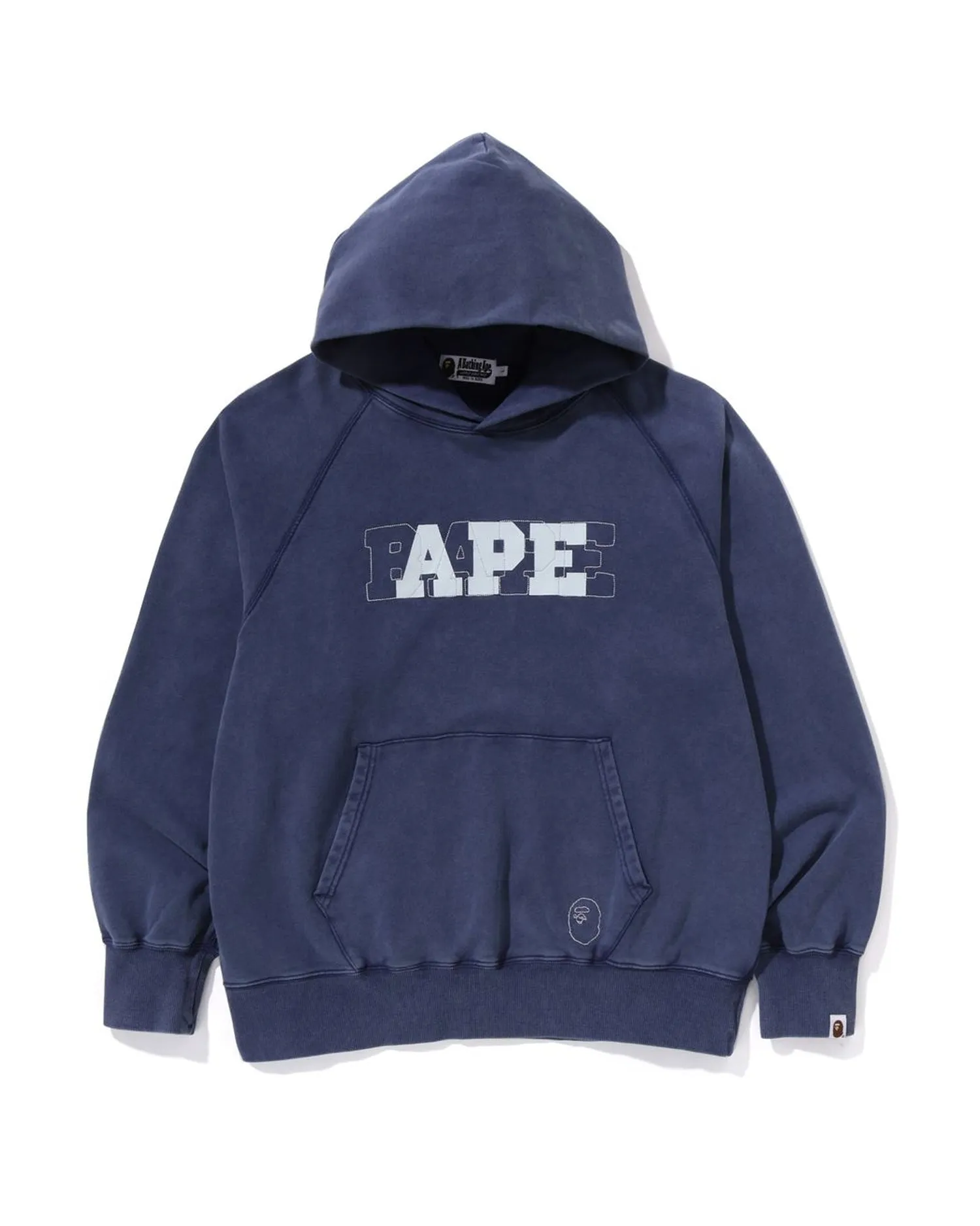 Washed Effect Relaxed Fit Pullover Hoodie