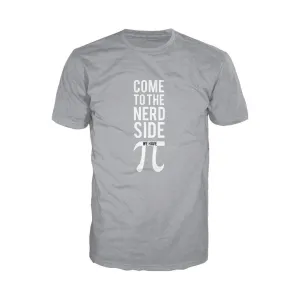 Weird Science Come To The Nerd Side We Have Pi Official Men's T-shirt (Heather Grey)