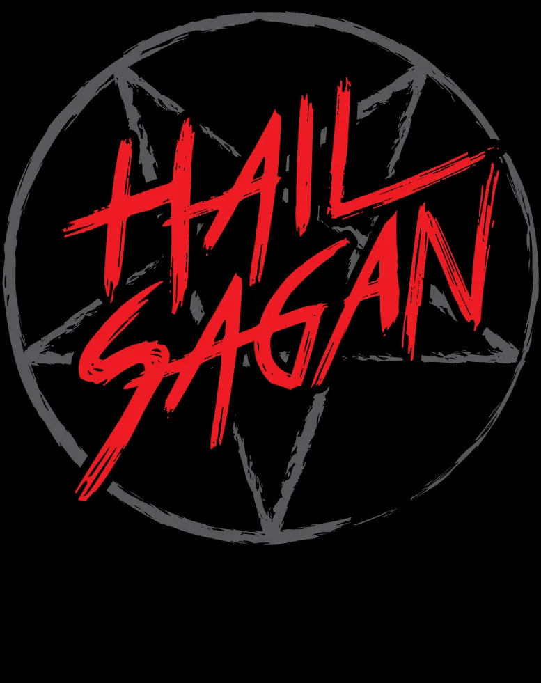 Weird Science Hail Sagan Official Women's T-shirt (Black)