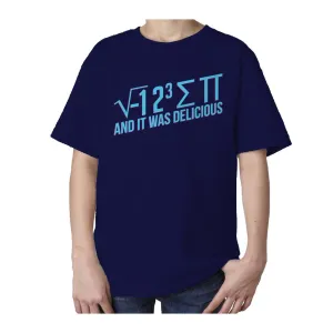 Weird Science I 8 Sum Pi Official Kid's T-shirt (Navy)