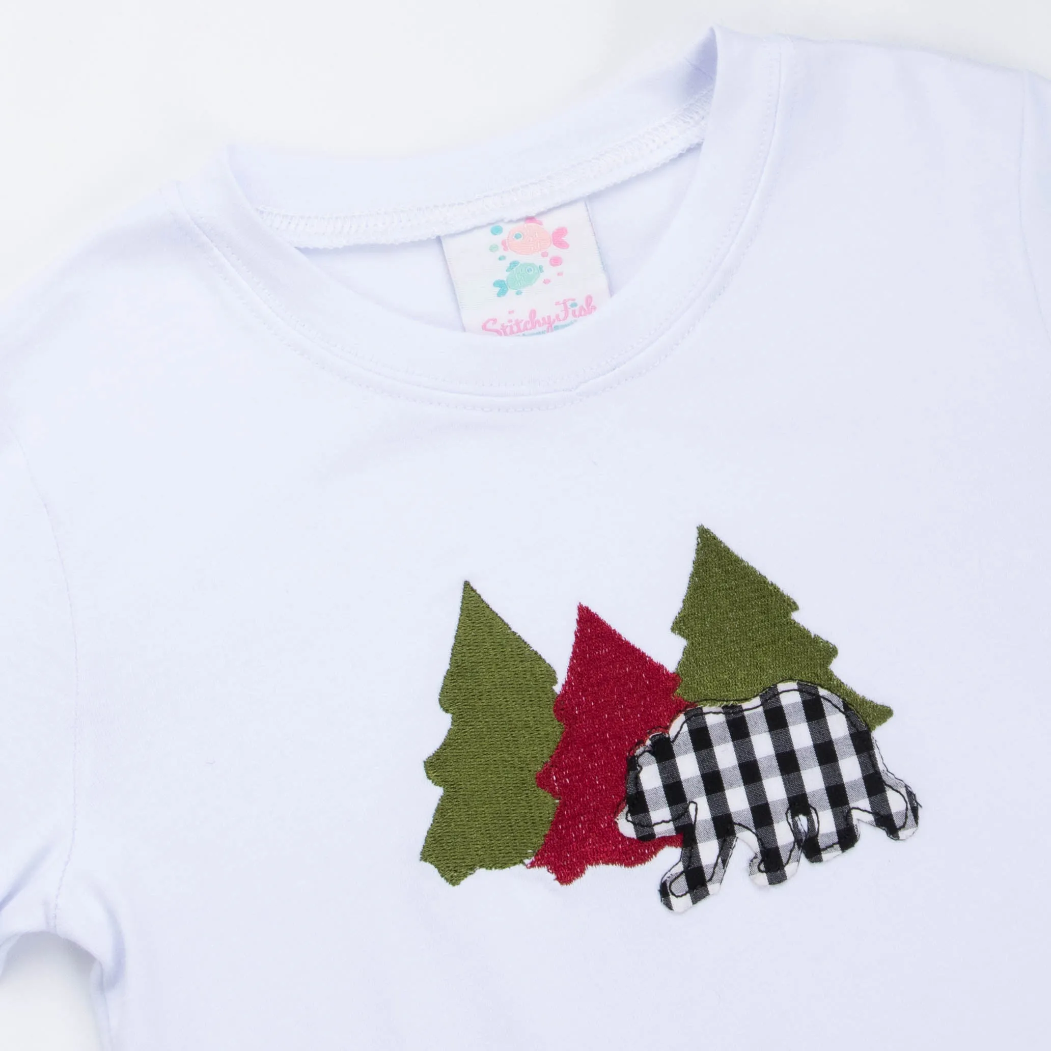 Wilderness Time Applique Shirt, White