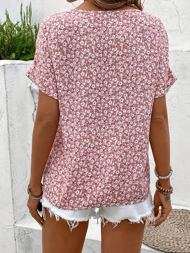 Wolena™ - Easy Floral Shirt