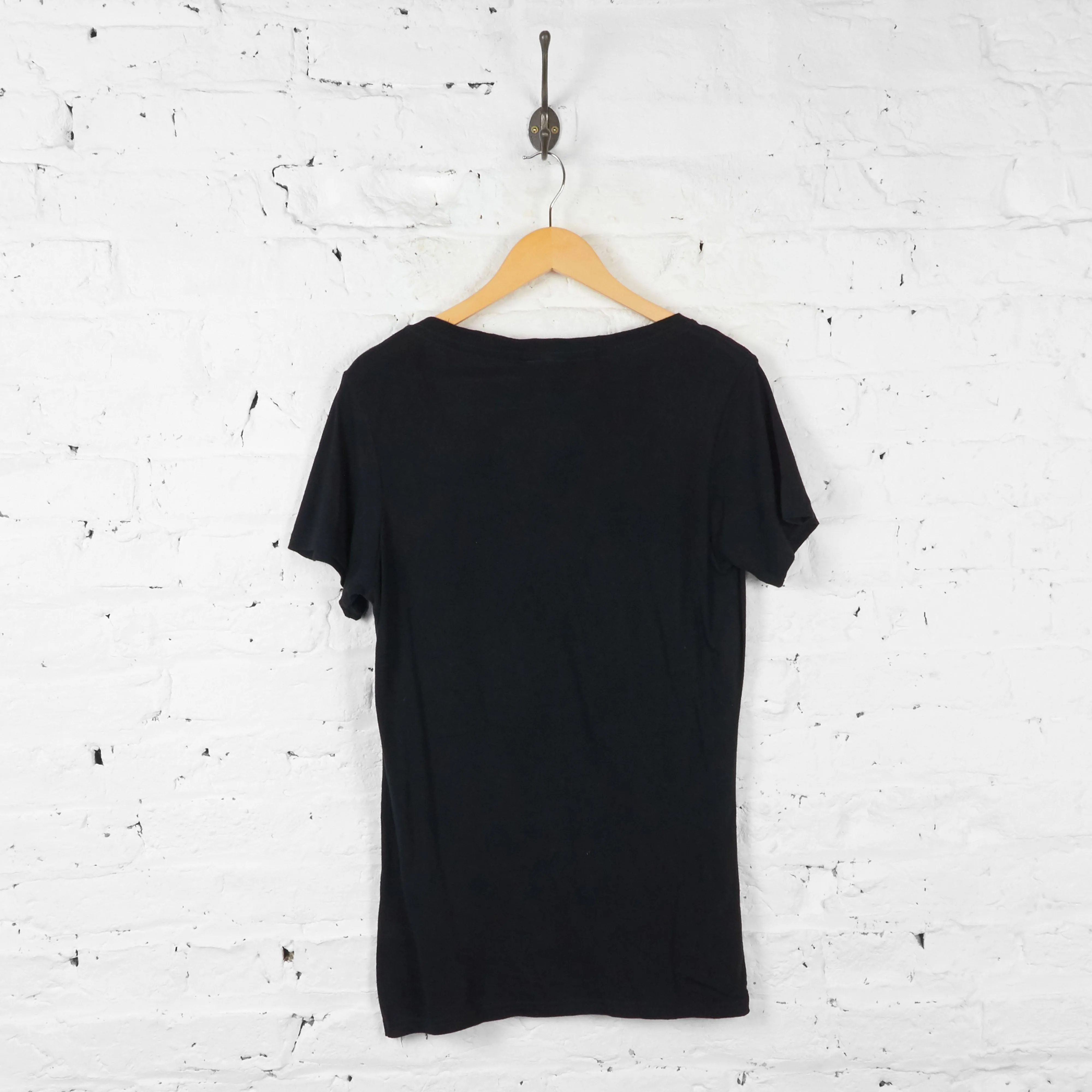 Womens Live Hard Ride Easy Harley Davidson T Shirt - Black - Womens XL