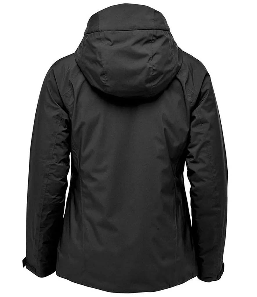 Women's Premium Waterproof & Breathable Waterproof Jacket With Adjustable Hood - Black