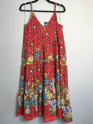 Womens Size Lg Misses Red Gigio Dress