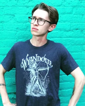Wyandotte Indian Unisex Navy T-Shirt