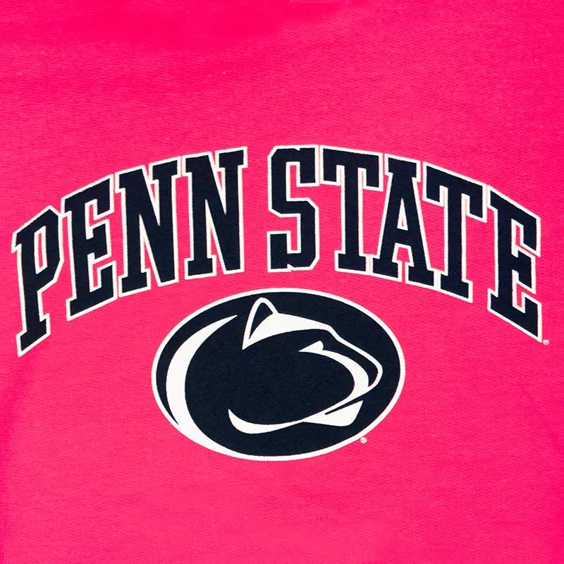 Youth Pink Penn State over Lion Long Sleeve T-Shirt