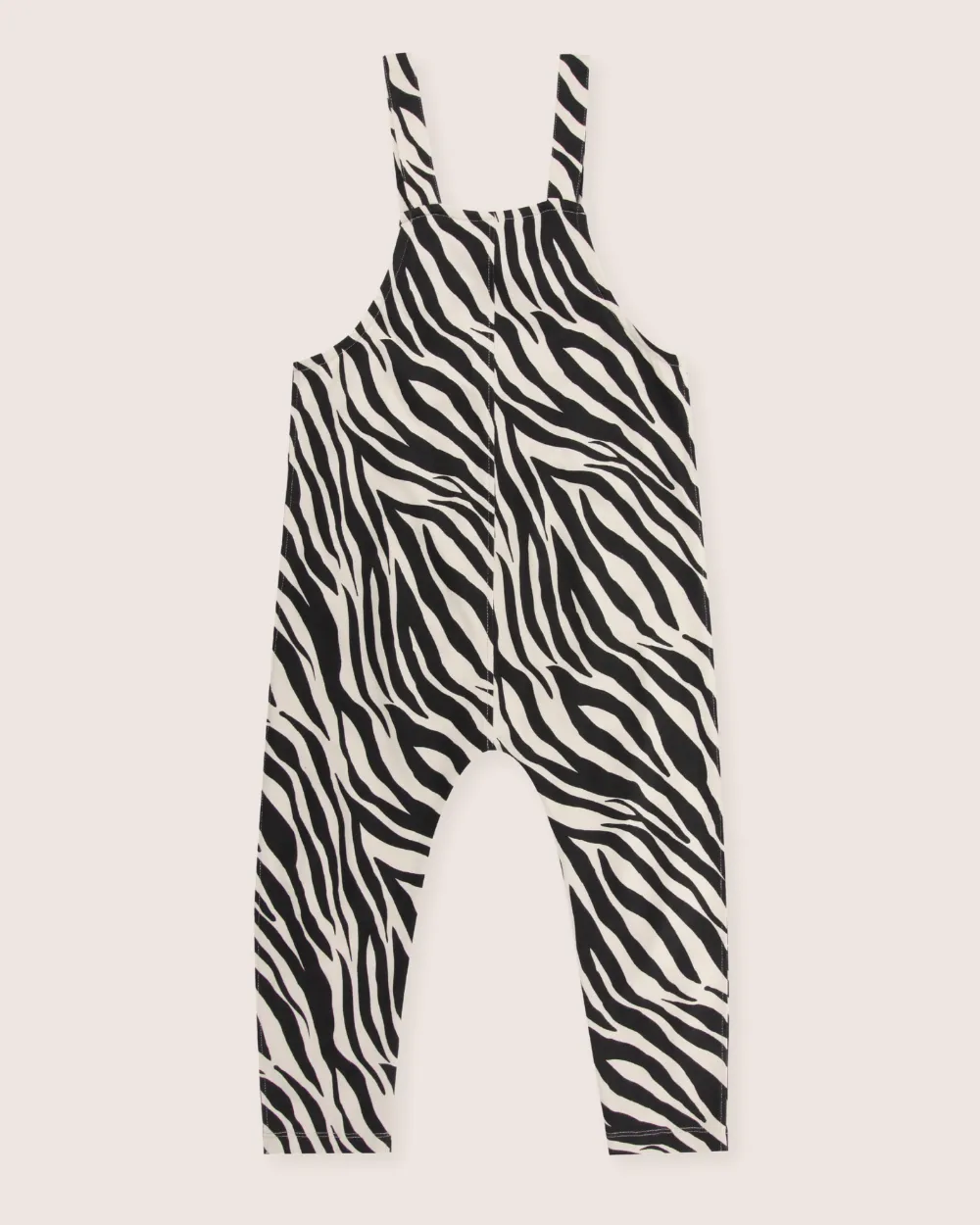 Zebra Skin Dungarees
