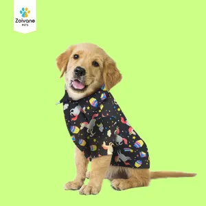 Zoivane Pets Dog Cool Stylish Shirts |Cotton shirts | Comfortable | Suitable for all dog breeds - Size-XL Pack of 1